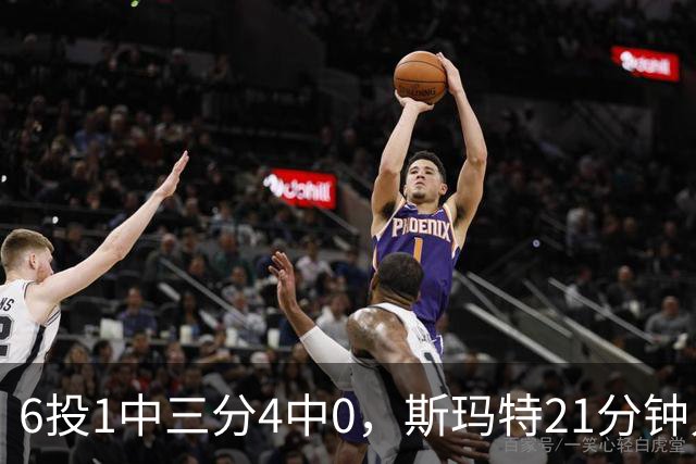6投1中三分4中0，斯玛特21分钟只靠罚球拿3分